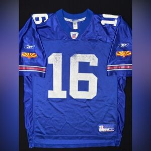 Rare Arizona Cardinals Jake Plummer Alt Blue Reebok Football Jersey Size: Large